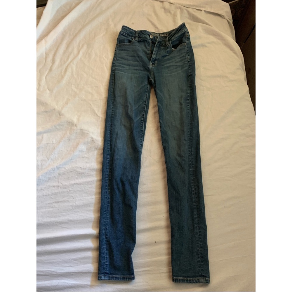 American eagle super high rise jegging size 0 r